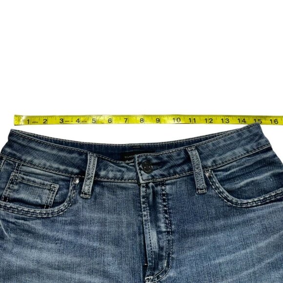 Silver Jeans Denim Shorts Blue Waist 29 - Picture 7 of 8
